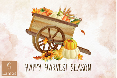 Happy Harvest Season Fall Sublimation