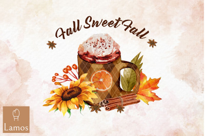 Fall Sweet Fall Autumn Pumpkin Design