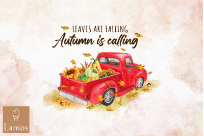 Leaves Are Falling Autumn Is Calling PNG