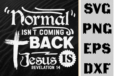 Normal Isnt Come Back &amp; Jesus Revelation