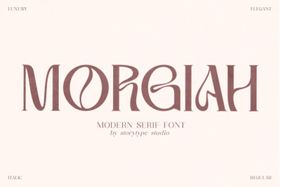 MORGIAH Typeface