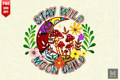 Moon Phase Stay Wild Moon Child Hippie