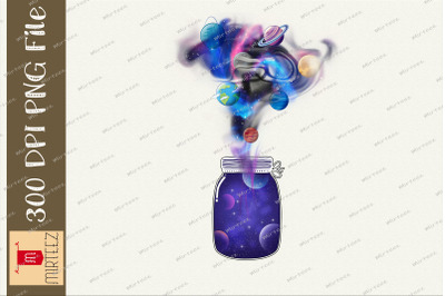 Galaxy Astronaut Jar Creative Design