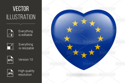 Heart icon of EU