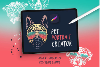 Pet Portrait Creator for Procreate