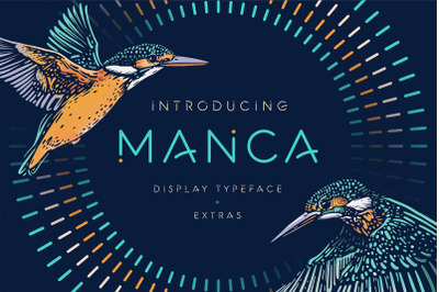 Manca Display Typeface + Extras