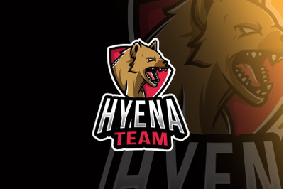 Hyena Team Esport Logo Template