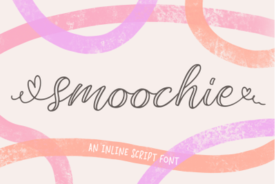 Smoochie | An Inline Script Font