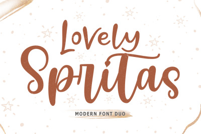 Lovely Spritas Font Duo