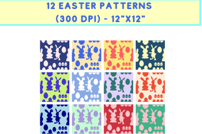 12 Easter Patterns - JPG (300 DPI)