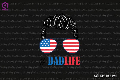 Dad Life Sunglasses 4th Of July