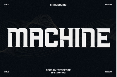 MACHINE Typeface