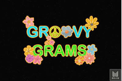 Groovy Grams Grandmother Hippie Flower