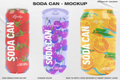 Soda Can - Mockup