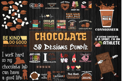 Chocolate Bundle SVG 30 designs