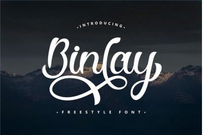 Binlay - Freestyle Font
