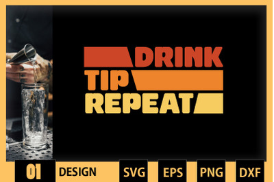 Drink Tip Repeat Vintage