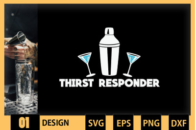 Funny Thirst Responder Bartender