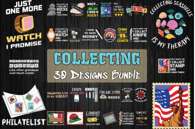 Collecting Bundle SVG 30 designs