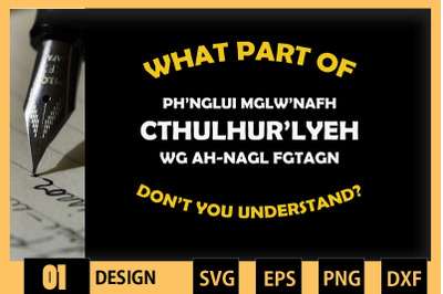 An Understanding of Cthulhu writer