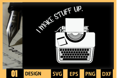 I Make StuffUp vintage typewriter writer