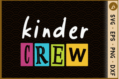 Kinder Crew Funny Kindergarten