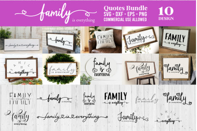 Family Is Everything Svg Bundle