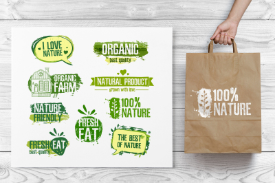 Nature/organic Logos Set 