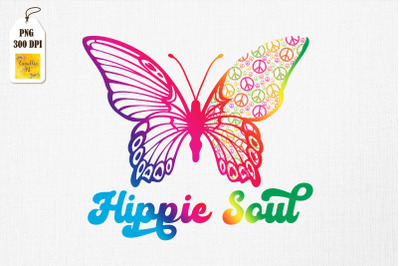 Hippie Soul Butterfly Peace Sign