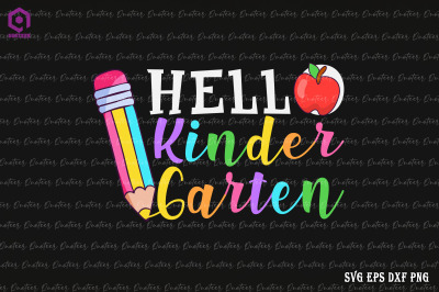 Hello Kindergarten Back to School