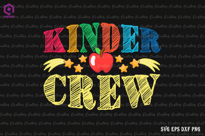 Kinder Crew Kindergarten Back to School