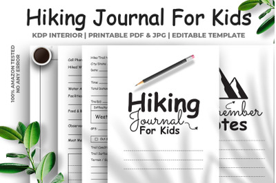 Hiking Journal For Kids KDP Interior