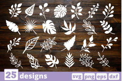 Paper Leaves SVG Bundle