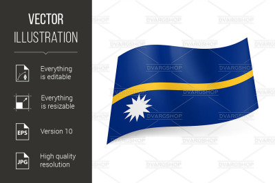 State flag of Nauru.