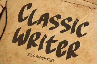 Classic Writer - Bold Brush Font