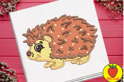 Cute Hedgehog For Kid Embroidery