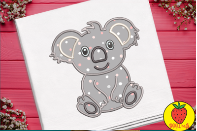 Cute Koala Embroidery Design