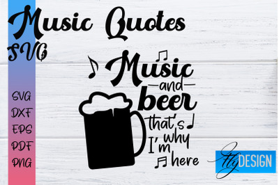 Music Quotes SVG | Funny Music Sayings