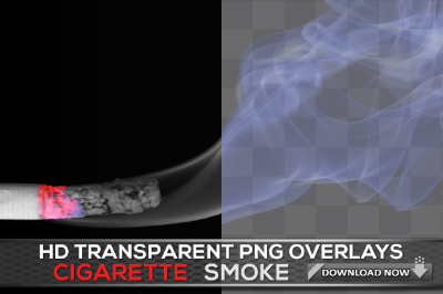 100 TRANSPARENT PNG Real Smoke Overlays