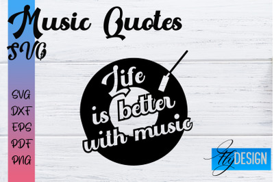 Music Quotes SVG | Funny Music Sayings