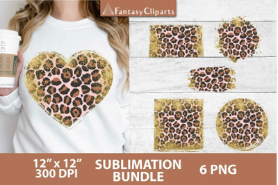 Pink Leopard Print Sublimation Backsplash | Background PNG