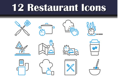 Restaurant Icon Set
