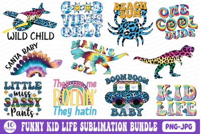 Funny Kid Life Sublimation Bundle