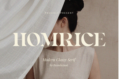 Homrice  Modern Classy Serif