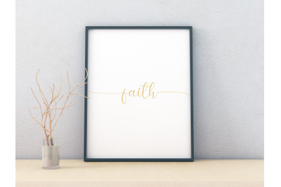 Faith wall print&2C; Christian poster&2C; Faith wall art&2C; Faith sign