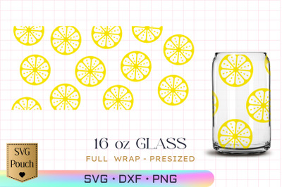 Lemon Libbey glass SVG wrap