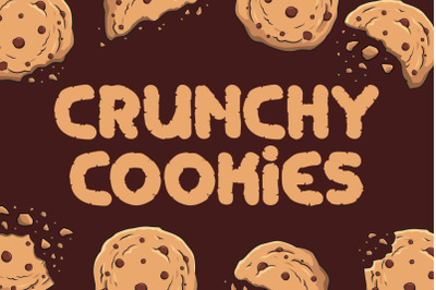 Crunchy Cookies - Bold Quirky Display