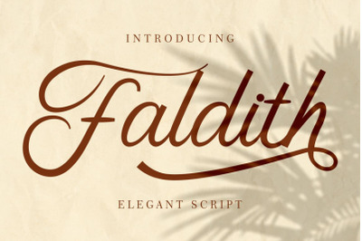 Faldith - Elegant Script Font