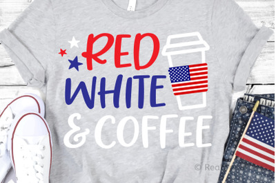Red White and Coffee SVG