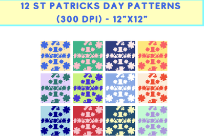 12 Saint Patrick&#039;s Day Patterns